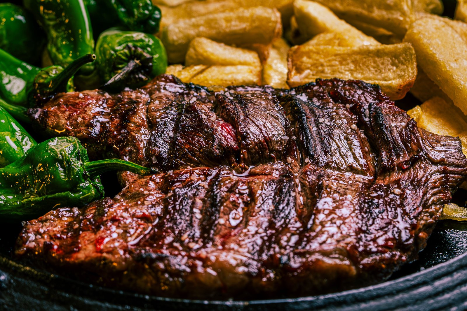 Grilled steak